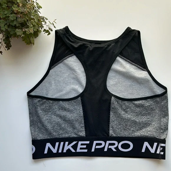 Nike Women's Pro Dri-fit Crop Tank - Picture 3 of 5